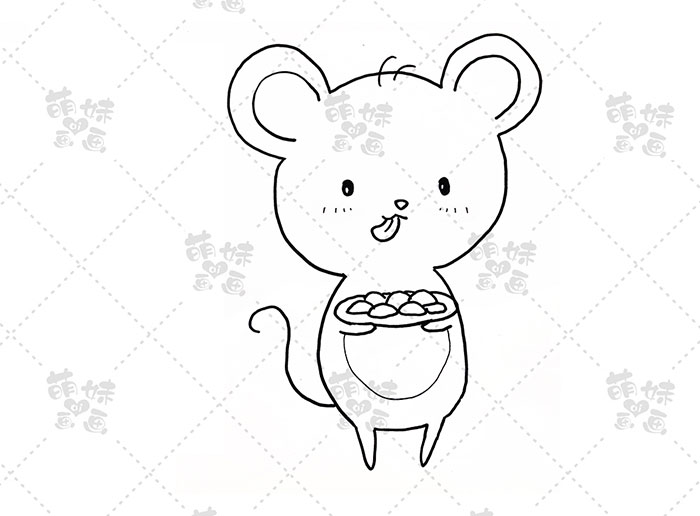 老鼠吃饺子-步骤2